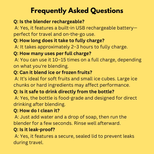 Portable Mini Juice Blender - RASOI GADGETS