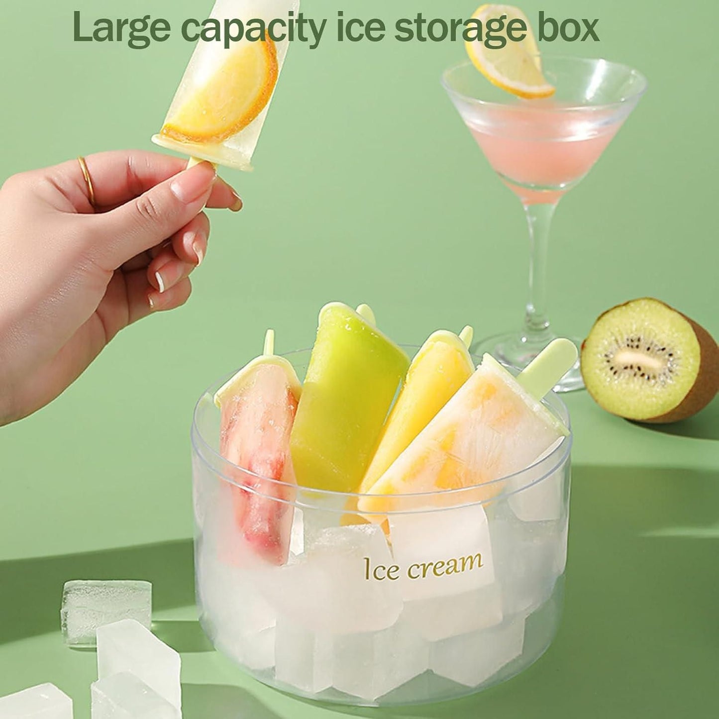 Reusable 8 Pieces Ice Pop Mould - RASOI GADGETS