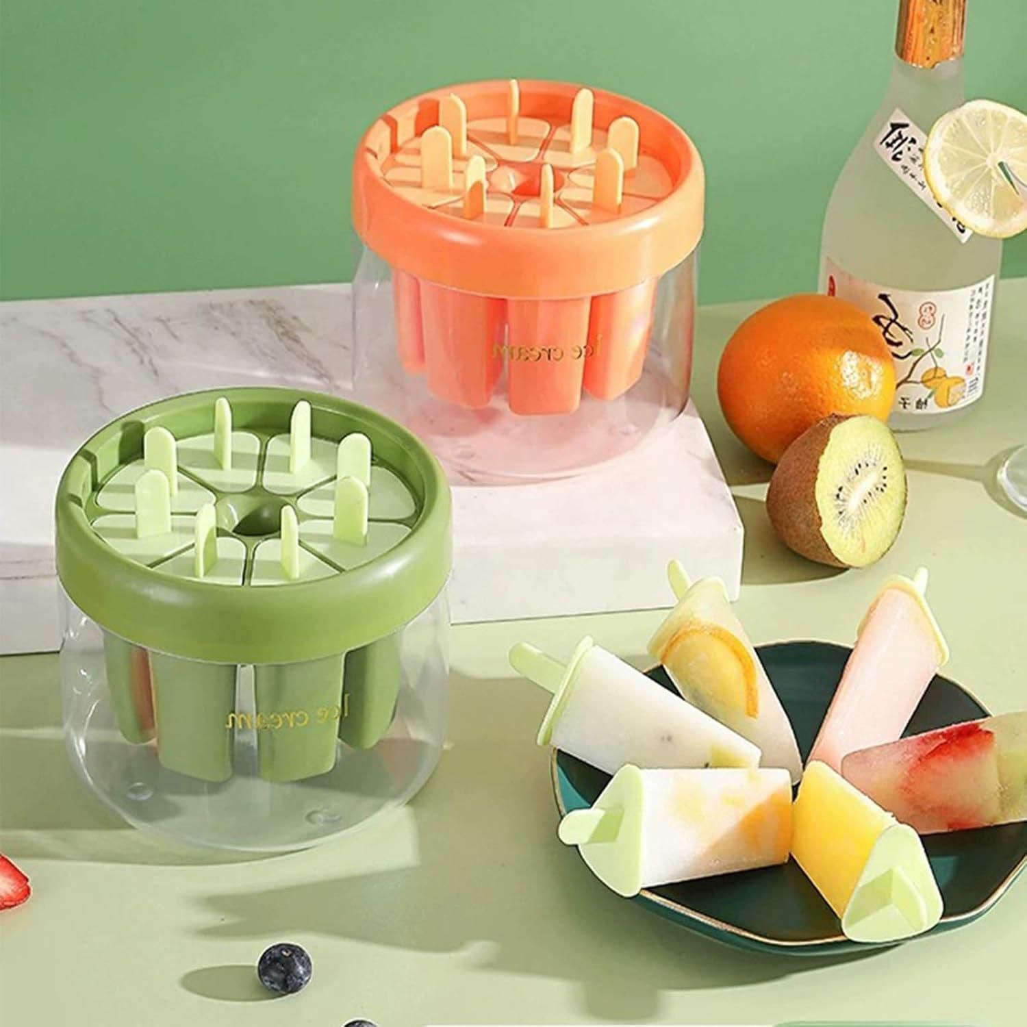 Reusable 8 Pieces Ice Pop Mould - RASOI GADGETS