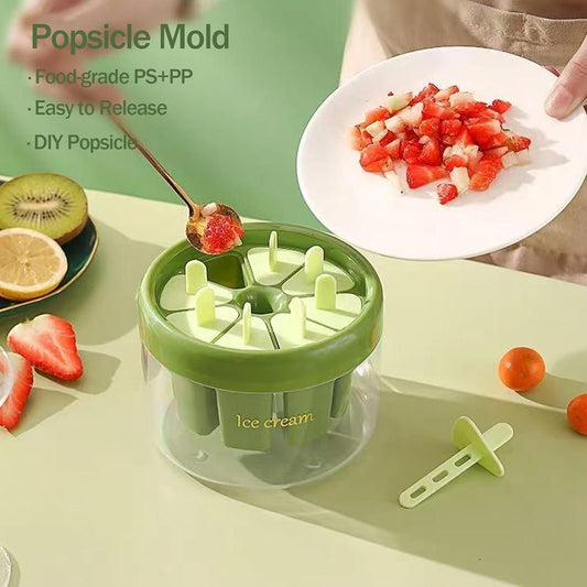 Reusable 8 Pieces Ice Pop Mould - RASOI GADGETS