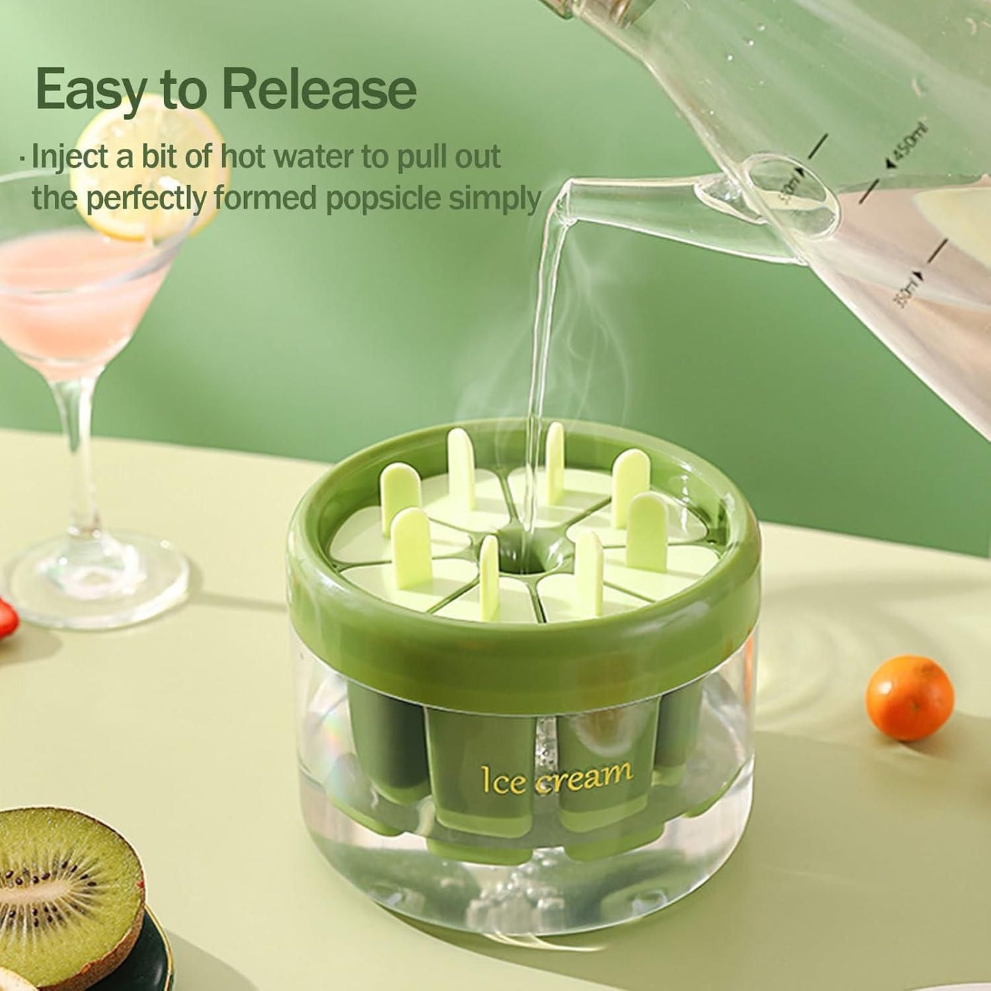 Reusable 8 Pieces Ice Pop Mould - RASOI GADGETS