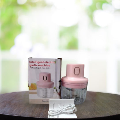 MINI ELECTRIC VEGETABLE CHOPPER  – USB Rechargeable & Portable - RASOI GADGETS