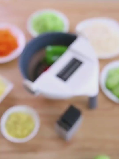 VEGETABLE CUTTER - 7 in 1 MULTIFUNCTION VEGETABLE CUTTER with DRAIN BASKET