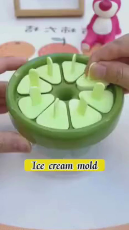 Reusable 8 Pieces Ice Pop Mould